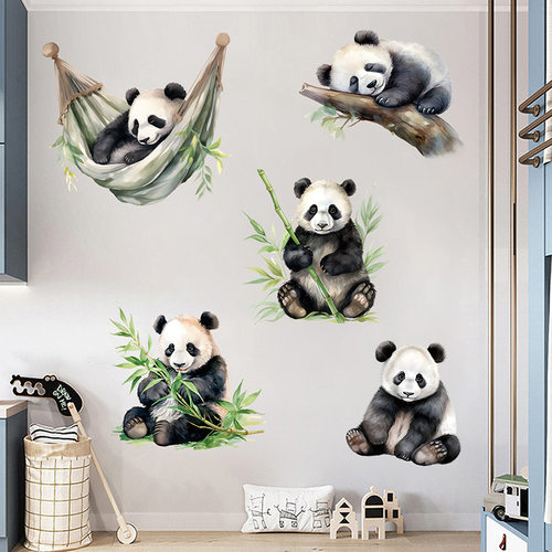 创意新品可爱熊猫竹子儿