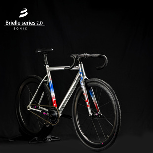 700C粗轮胎自行车 fixedgear BJ全地型死飞 BRIELLE整车固齿单速