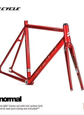 BJ CYCLE abnormal全碳前叉 FRAME死飞固齿单速竞速车架超轻