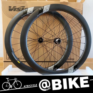 @BIKE Vision 公路车自行车 SC55碳纤维轮组 开口胎桶轴碟刹中锁