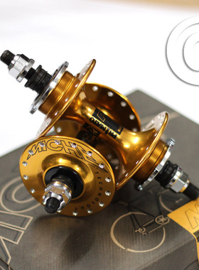 @BIKE FIXED GEAR 意大利MICHE 场地花鼓 32孔 双死飞 金