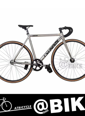 TSUNAMI速那米 SNM100 海啸铝合金单速死飞固齿自行车整车 银色