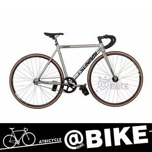 TSUNAMI速那米 SNM100 海啸铝合金单速死飞固齿自行车整车 银色