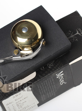 小米米家助力车折叠车 台湾MINAS 迷你 复古铜 铃铛 自行车车铃