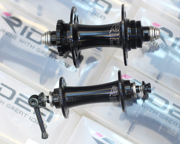 台湾RIDEA场地单速死飞自行车竞速 轻量化花鼓20孔24孔32孔快拆