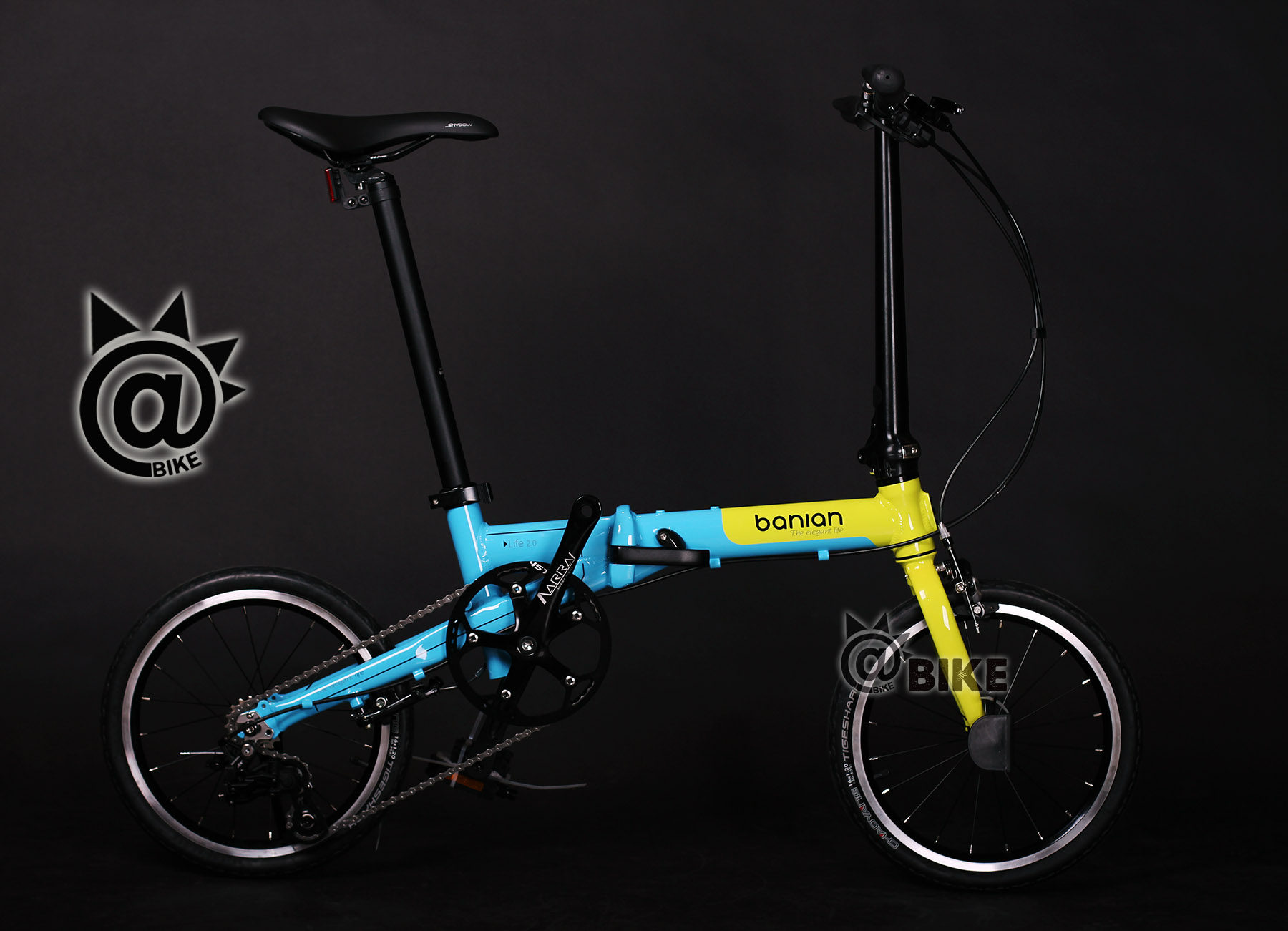 @BIKE 正品行货 BANIAN  三速 14 寸 铝合金 折叠车