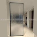 简约时尚 艺术玻璃现代高档玄关隔断双面车刻客厅屏风迪奥玻璃同款