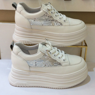 卡迪娜KADINA正品2025春秋季新款厚底舒适透气休闲女鞋KCM257901