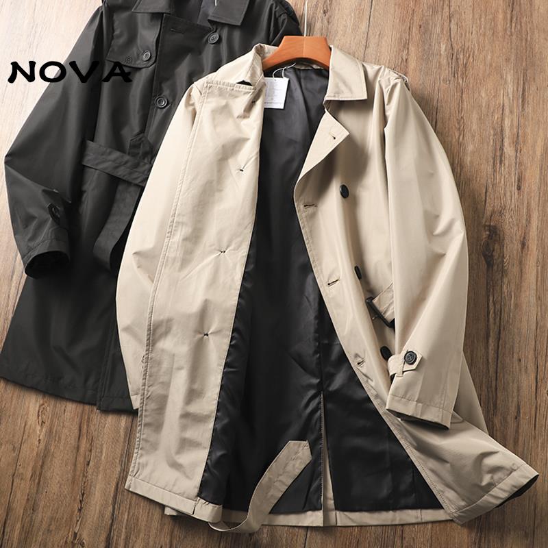 【意大利高端潮牌】2025秋季新款男士日系覆古休闲中长款风衣外套