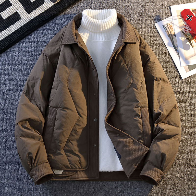 【意大利Nova潮牌】羽绒服男冬季2025新款加厚宽松外套男保暖上衣