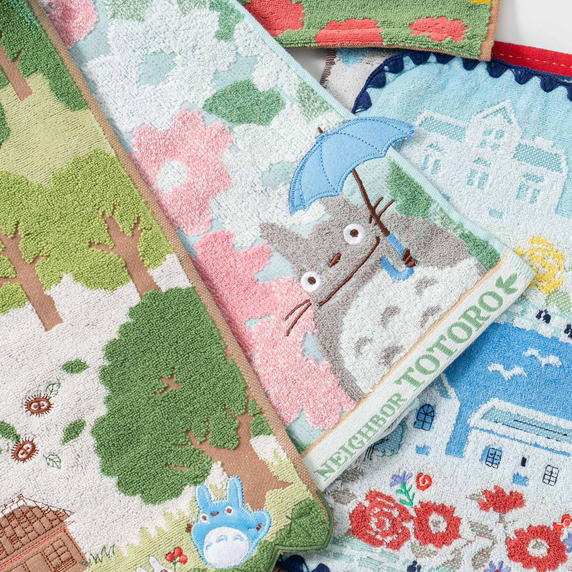 出口日单 龙猫提花绣花精品无捻大毛巾大方巾洗脸巾超柔软,居家布艺,毛巾/面巾,淘宝优惠券,粉丝福利购,淘宝优惠卷