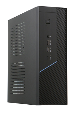 SKTC UX07卧式电脑MATX/ITX主板小1u电源半高显卡 HTPC机箱