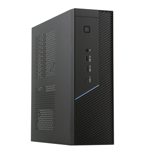 SKTC UX07卧式电脑MATX/ITX主板小1u电源半高显卡 HTPC机箱