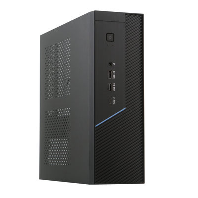 SKTC UX07卧式电脑MATX/ITX主板小1u电源半高显卡 HTPC机箱