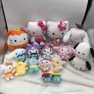 现货日单三丽鸥 杂款 丑鱼汉顿 凯蒂猫 布丁狗 库洛米 玩偶娃娃