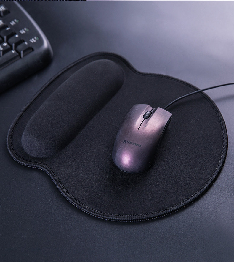 包邮 得力新款虎符ice2225带腕托记忆棉防滑鼠标垫舒适家用办公