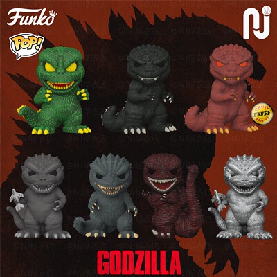正版Funko Pop! Godzilla/哥斯拉 怪兽电影玩具周边潮玩手办玩偶
