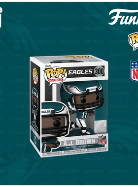Funko Pop! A.J.Brown NFL老鹰队美式足球橄榄球大头公仔玩具手办