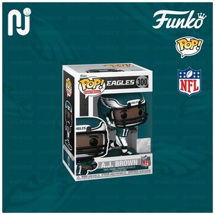 Funko Pop! A.J.Brown NFL老鹰队美式足球橄榄球大头公仔玩具手办
