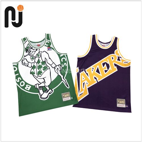 大logo潮流运动背心复古篮球服