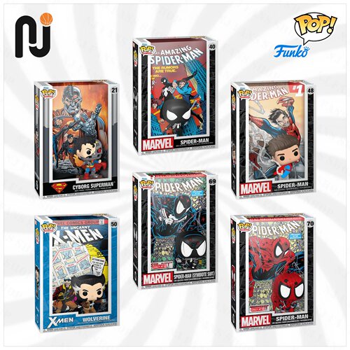 Funko Pop! Comic Covers 漫威蜘蛛侠DC超人经典漫画封面公仔摆件