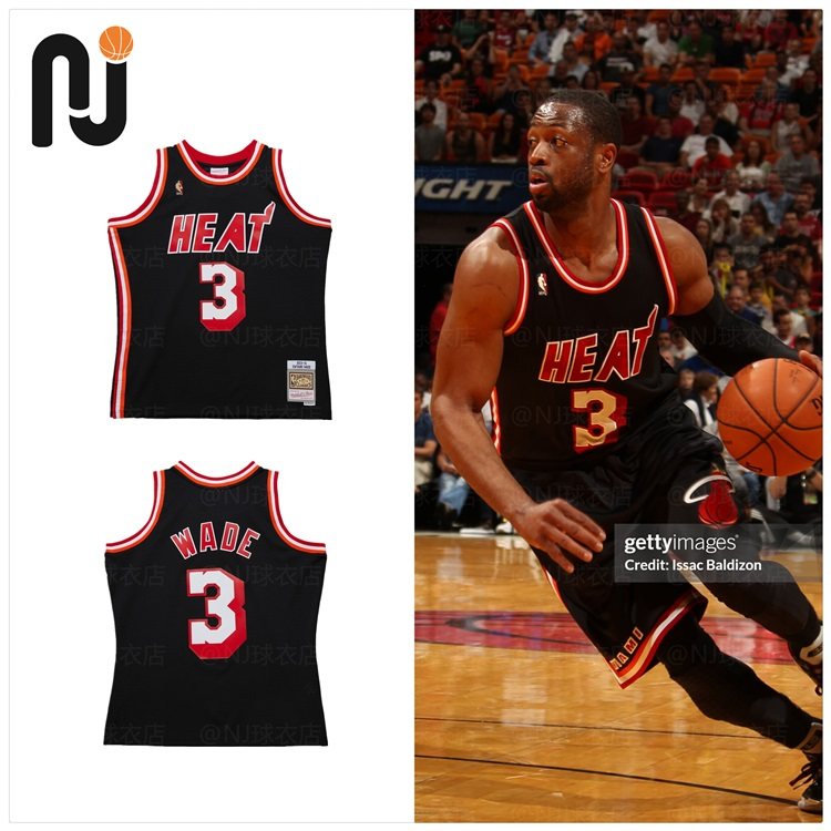 Mitchell&Ness MN Wade 韦德 2013-14年热火 复古 球迷版 SW球衣