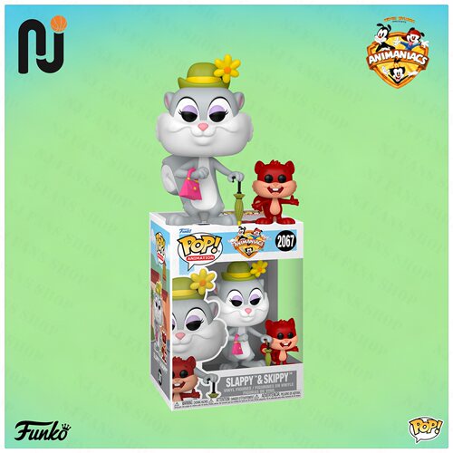 Funko Pop! Animaniacs 狂欢三宝 Slappy & Skippy 玩具手办公仔