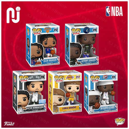 Funko Pop! 东契奇 布伦森 爱德华兹 亚历山大 NBA周边 公仔手办