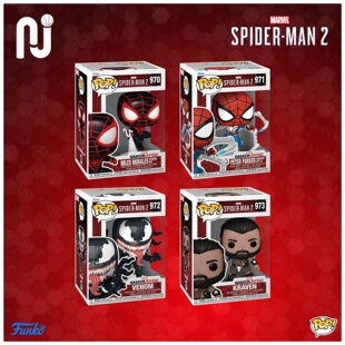 Funko Pop! Marvel/漫威 Spider-Man 蜘蛛侠2 电影周边 公仔手办