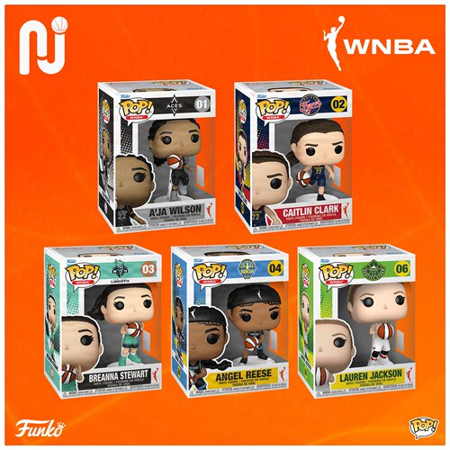 Funko Pop! WNBA 克拉克 威尔逊 里斯 Q版公仔人偶 篮球手办周边