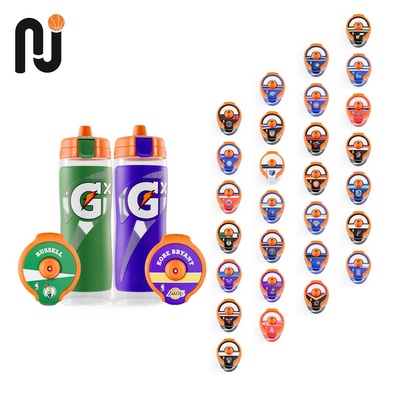 Gatorade/佳得乐 GX水壶 挤压式便携篮球运动健身水杯 西部球队