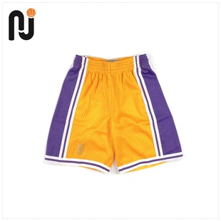 Mitchell&Ness MN 湖人队主场 Youth 大儿童/青少年版SW球裤 金标