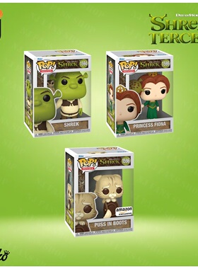Funko Pop! Shrek/怪物史莱克 史瑞克 菲奥娜 公仔手办玩具