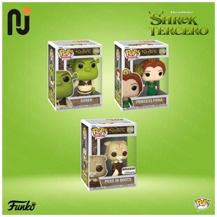 Funko Pop! Shrek/怪物史莱克 史瑞克 菲奥娜 公仔手办玩具