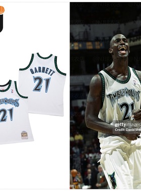 Mitchell&Ness MN 加内特 Garnett 2003/04 森林狼 球迷版 SW球衣