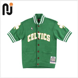 Mitchell&Ness M&N x CLOT联名 伯德 凯尔特人射手服外套羊毛开衫