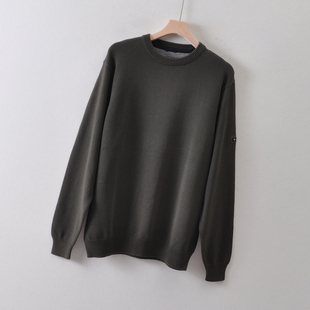 card 针织衫 男装 圆领长袖 全棉套头毛衣秋冬季 出口法国单pier