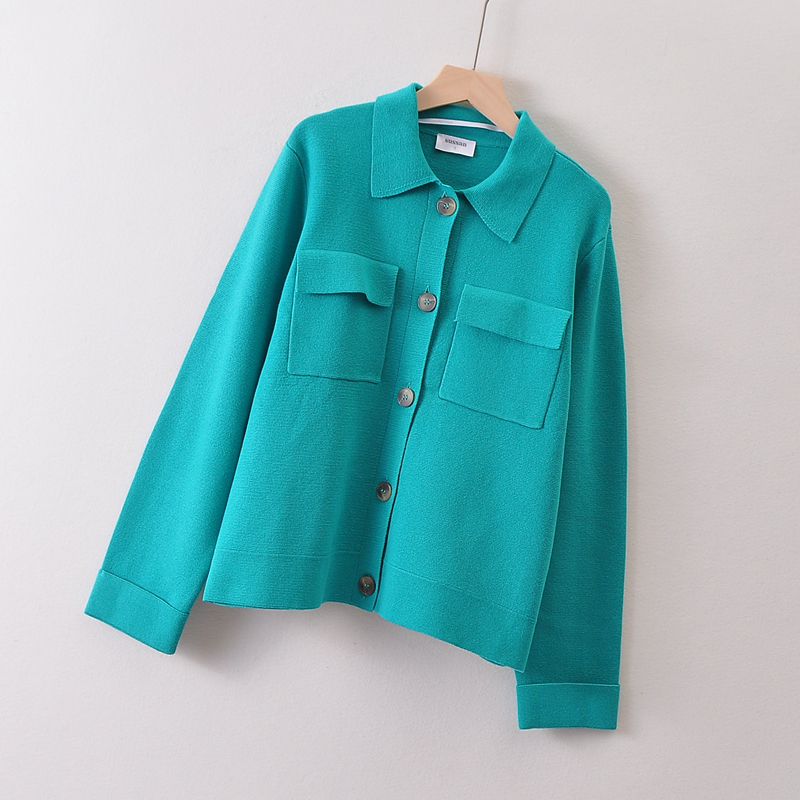 澳大利亚单SU*SAN原~气质双口袋针织开衫春 宽松毛衣外套99.9美刀