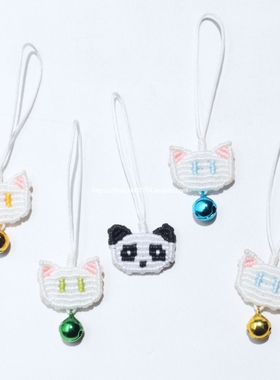 手链手绳diy手工编绳猫咪图案