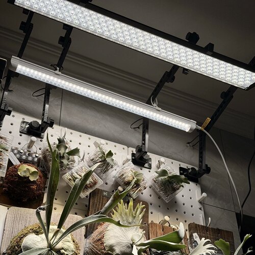 3d打印洞洞板配件 机械臂米家/Yeelight条形灯架 鹿角蕨植物补光