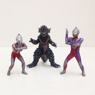 假面骑士 万代 场景盒蛋 杰克初代赛文 怪兽 奥特曼 名鉴戏画