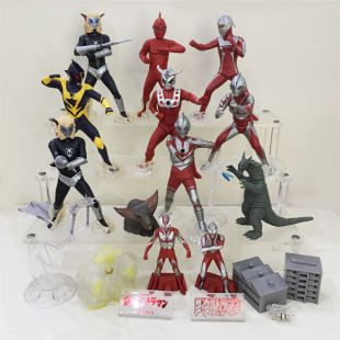 圆谷兵器 万代 怪兽赛文哥莫拉 三条陆 建筑物 奥特曼 发光HG扭蛋