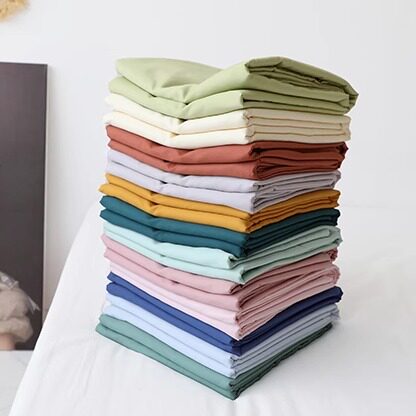 蜗牛塔 | 60支贡缎被套 纯棉长绒棉纯色素色被罩单品单件