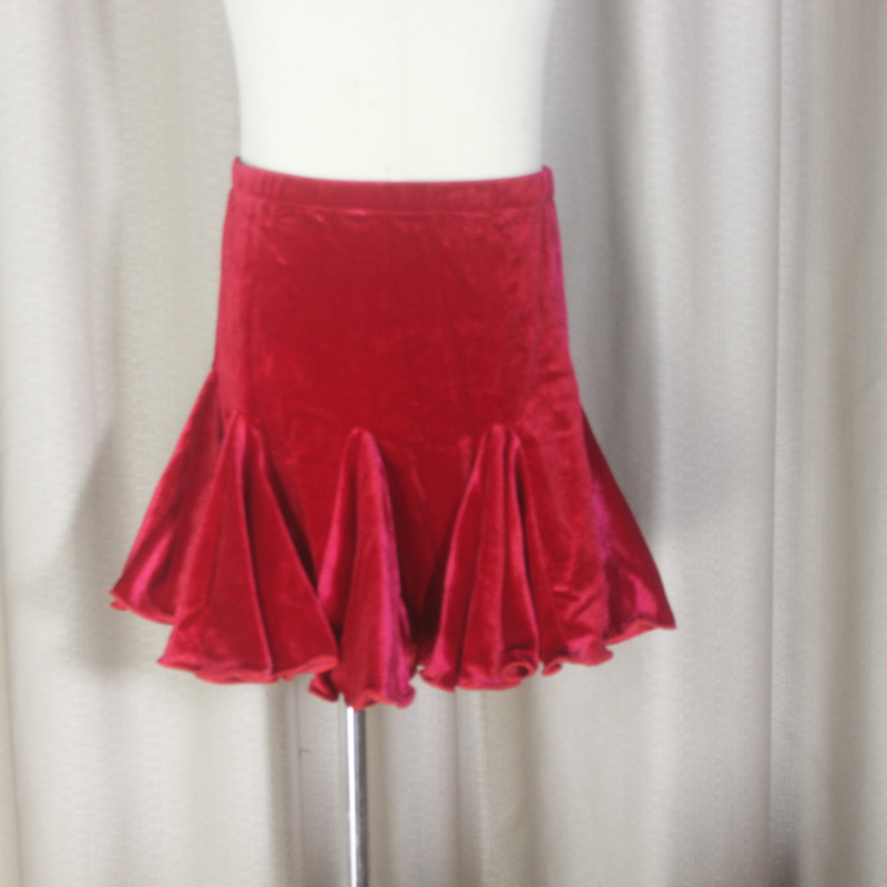 丝绒少儿款插片裙有平角底裤,运动/瑜伽/健身/球迷用品,拉丁舞下装,淘宝优惠券,粉丝福利购,淘宝优惠卷