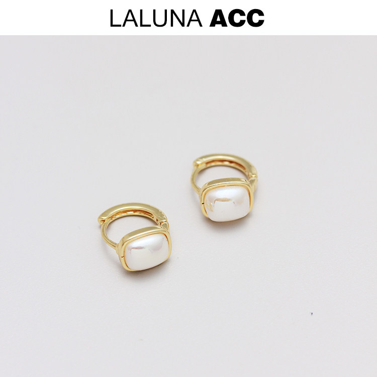 有气质~轻奢珍珠方耳扣