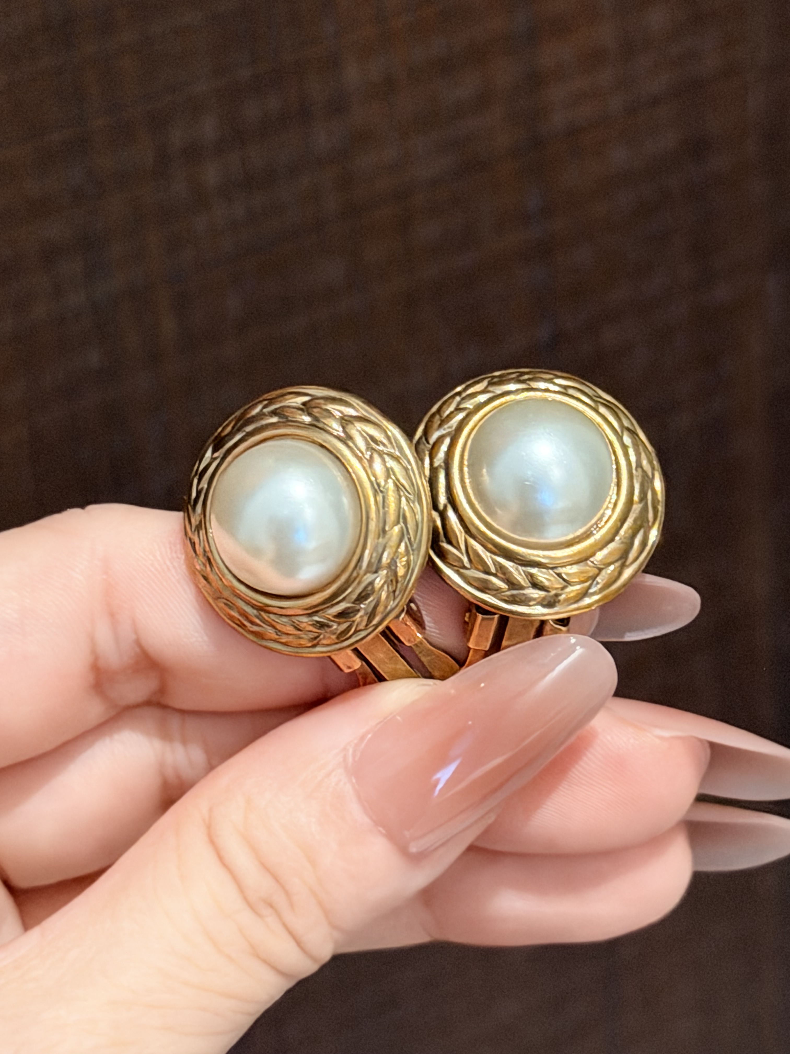 中古不退换｜White Stag｜麦穗珍珠耳夹
