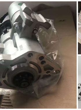 4D33起动机挖掘机配件三菱4D33 4D32 4D34 24V 9齿启动马达纯铜线