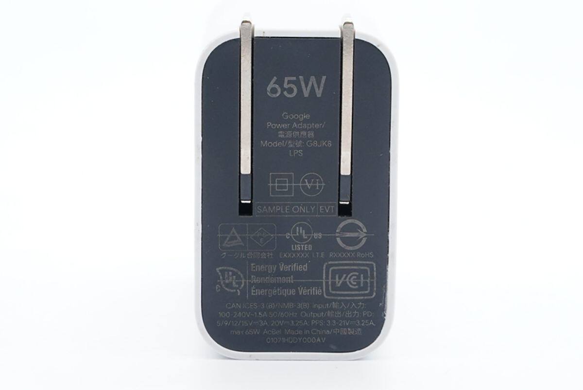 Google 65W Power Adapter充电头谷歌65W超迷你USB PD快充充电器