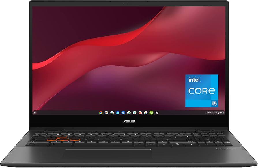 华硕云游戏 Chromebook CX55 Flip 二合一可翻转笔记本电脑15.6