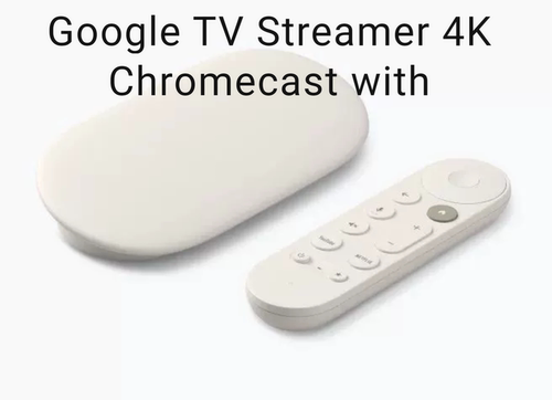 Chromecast 4k with Google TV Streamer 2024 5代GRS68Android14